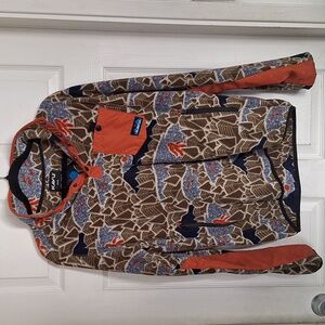 Kavu Teannaway Fleece Sweatshirt Sasquatch Hike Women Small